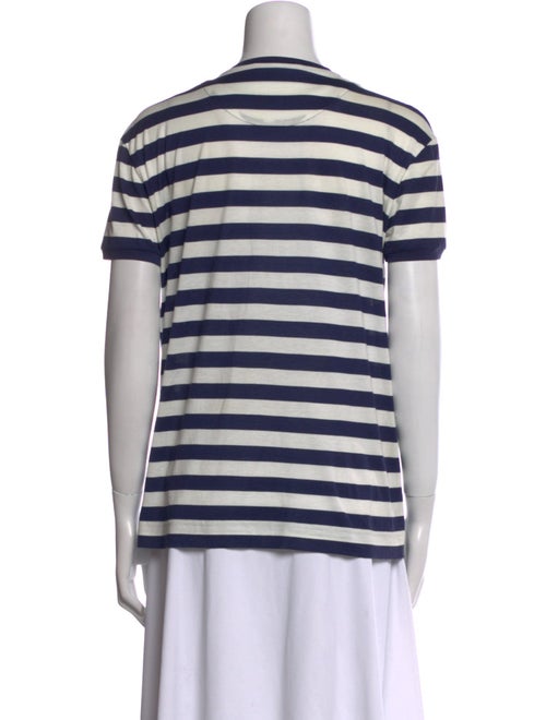 Dolce & Gabbana Striped Crew Neck T-Shirt