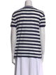 Dolce & Gabbana Striped Crew Neck T-Shirt