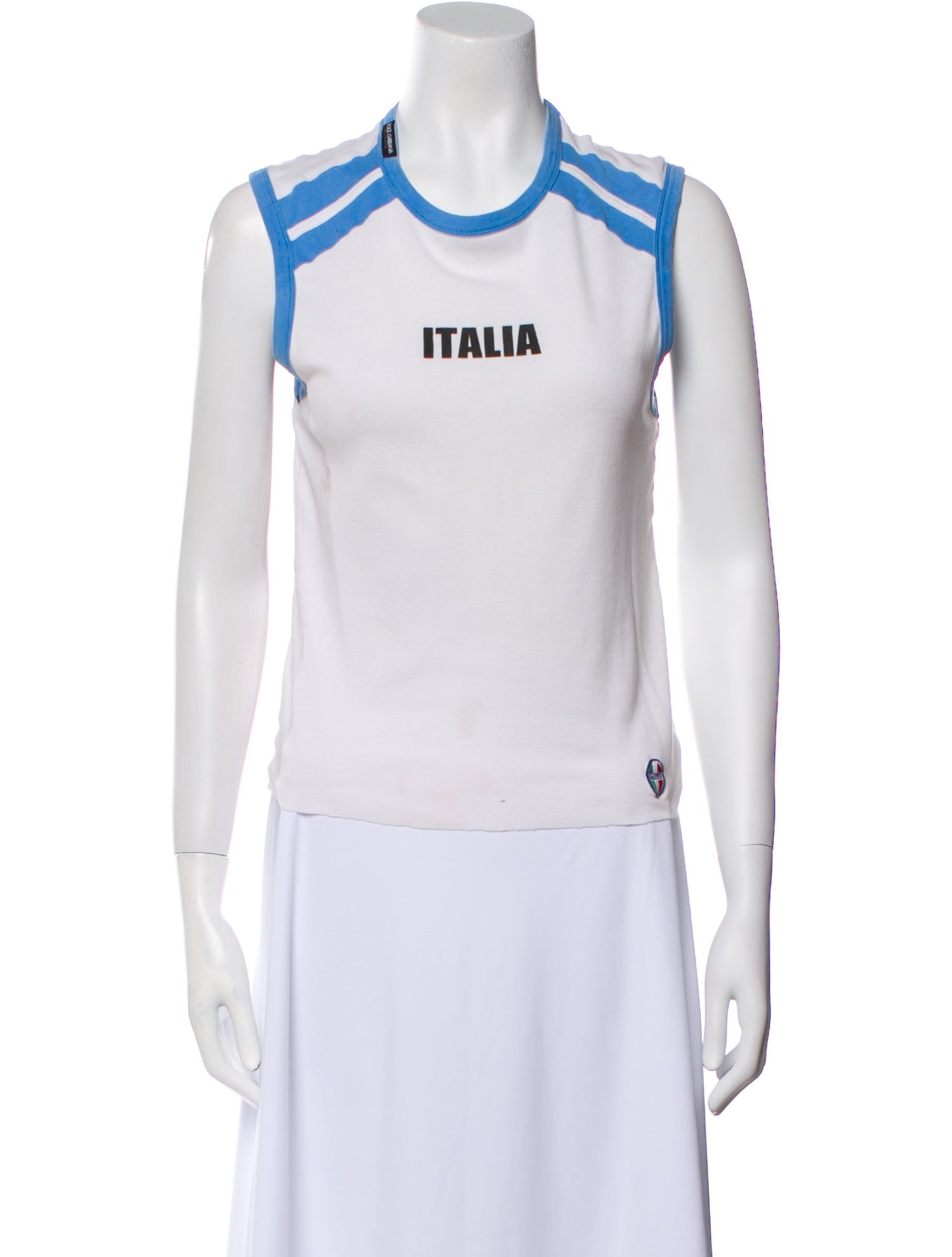 Dolce & Gabbana Graphic Print Crew Neck Top