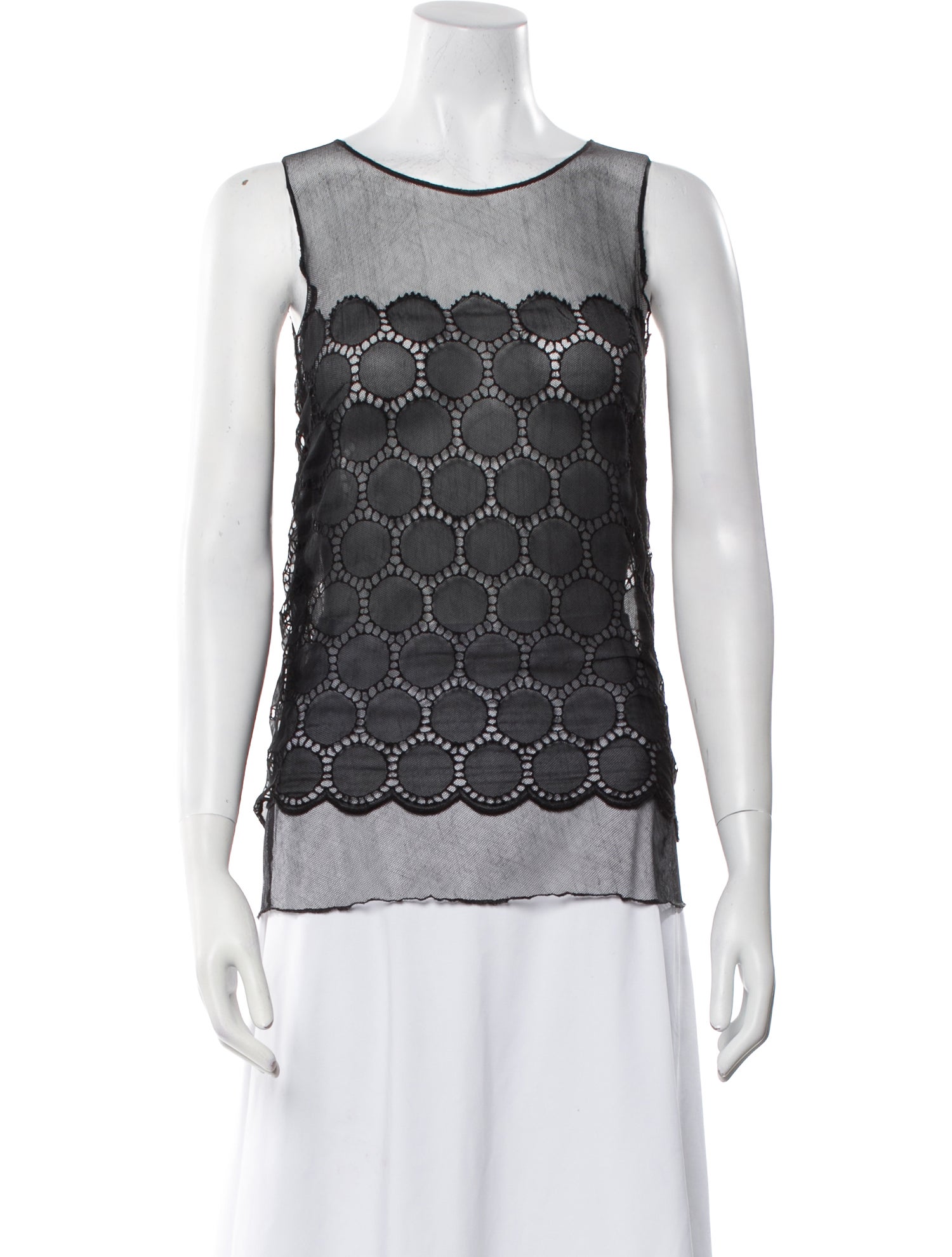 Dolce & Gabbana Printed Crew Neck Top