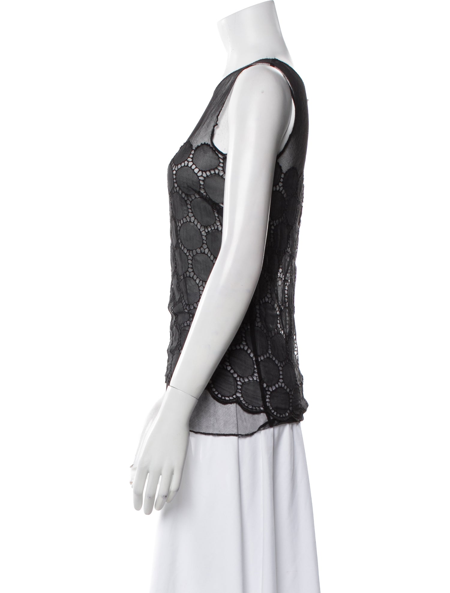 Dolce & Gabbana Printed Crew Neck Top