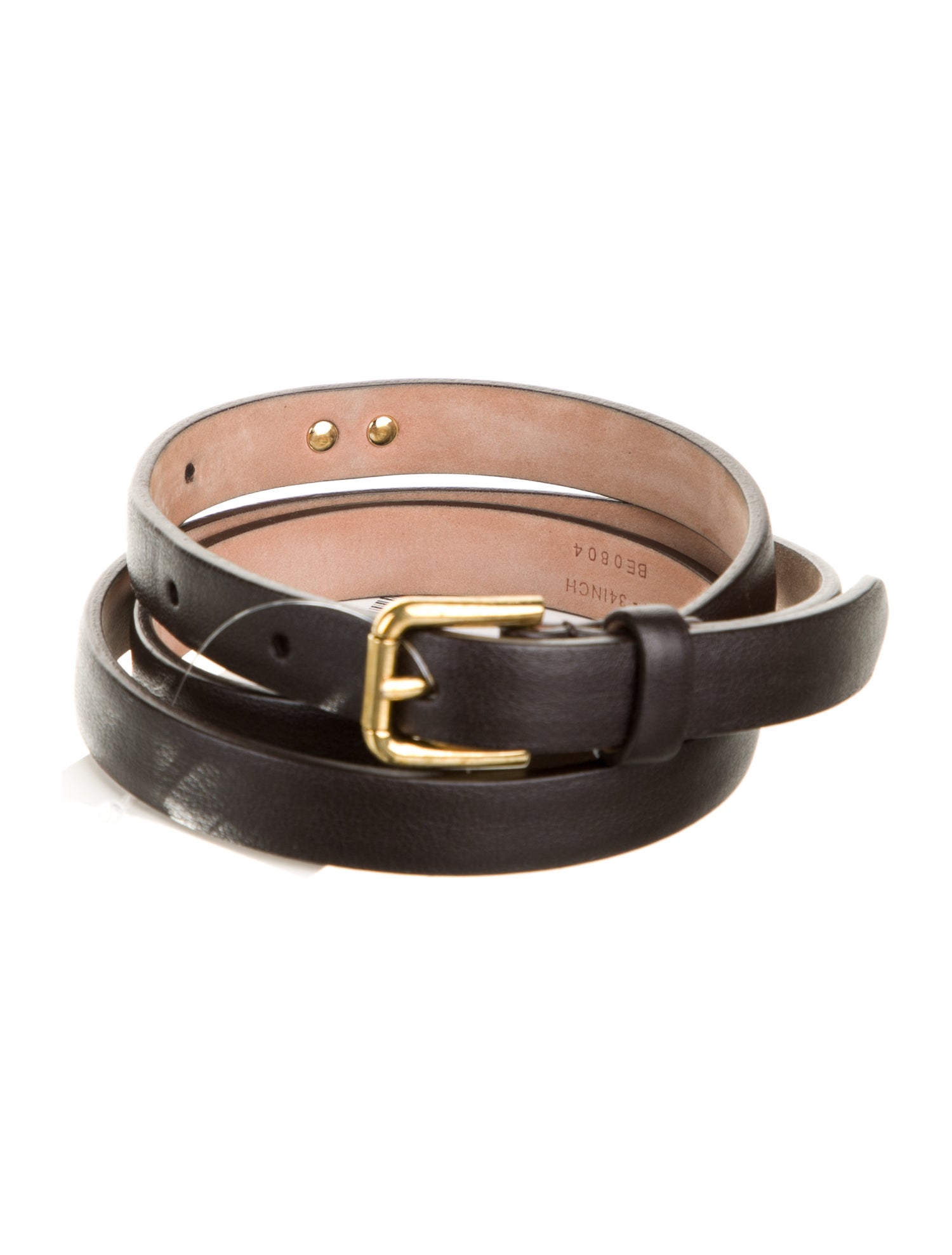 Dolce & Gabbana Skinny Leather Belt