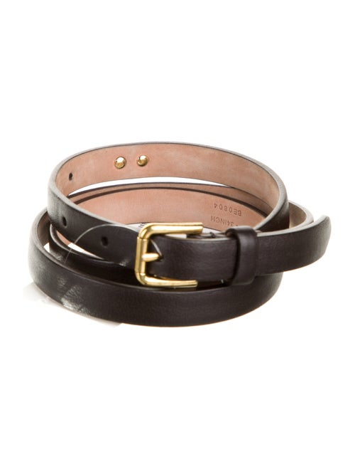 Dolce & Gabbana Skinny Leather Belt