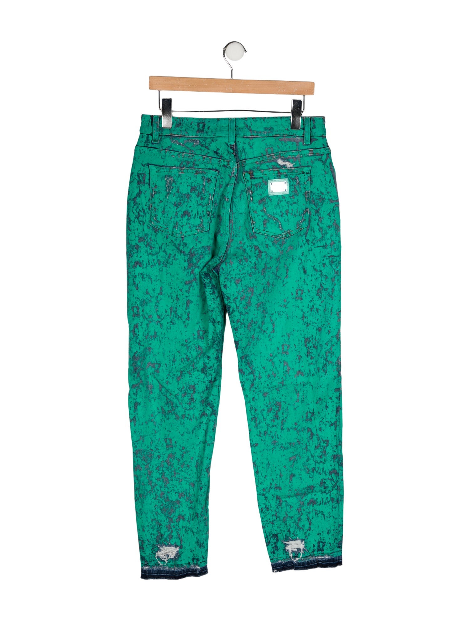 Dolce & Gabbana High-Rise Straight Leg Jeans