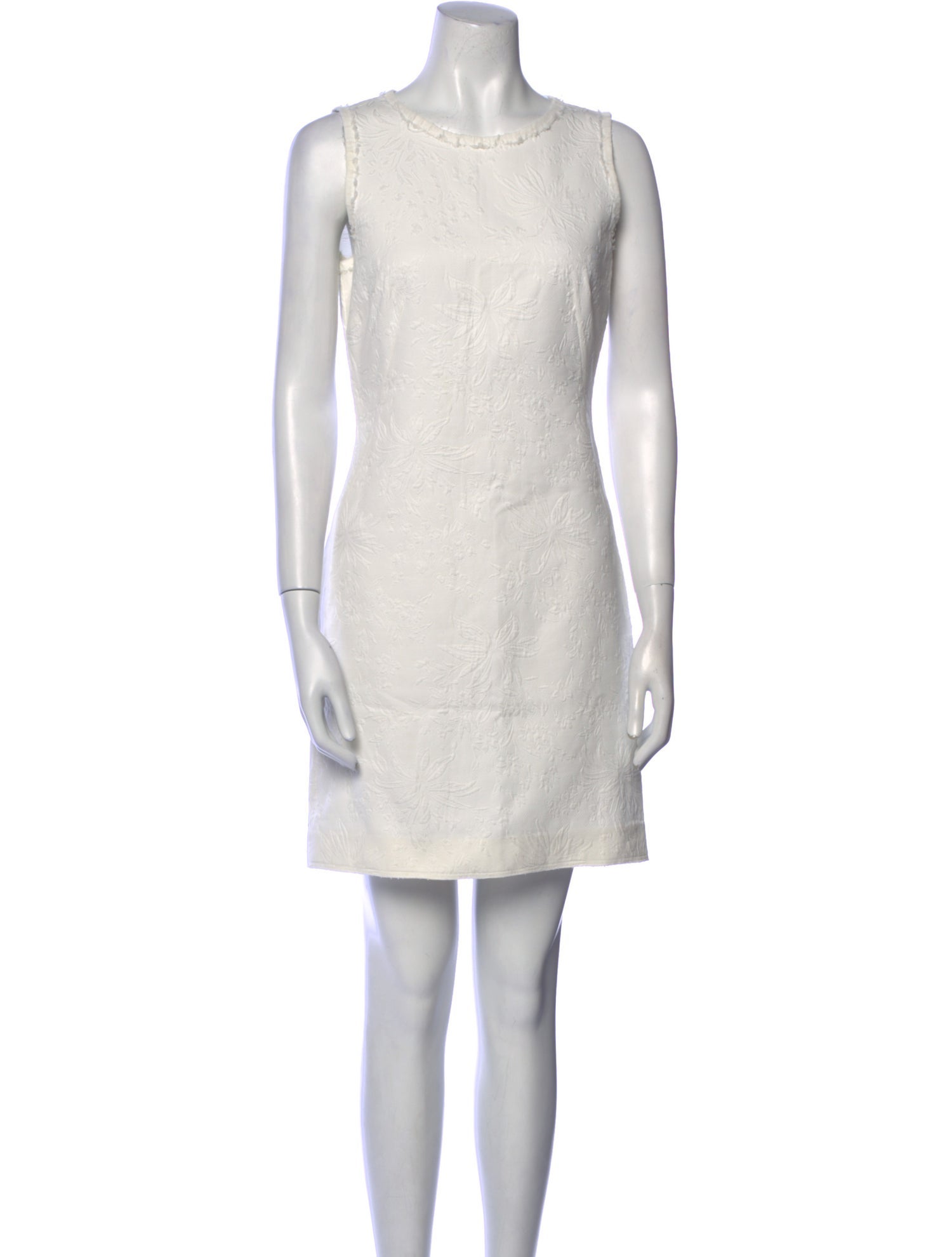 Dolce & Gabbana Bateau Neckline Mini Dress