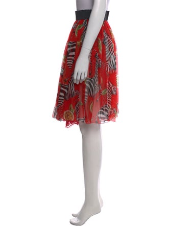 Dolce & Gabbana Silk Knee-Length Skirt