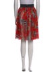 Dolce & Gabbana Silk Knee-Length Skirt