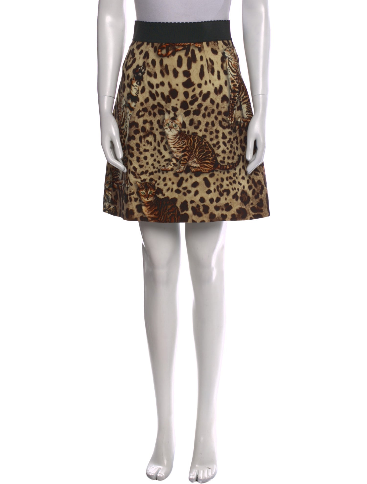 Dolce & Gabbana Wool Knee-Length Skirt