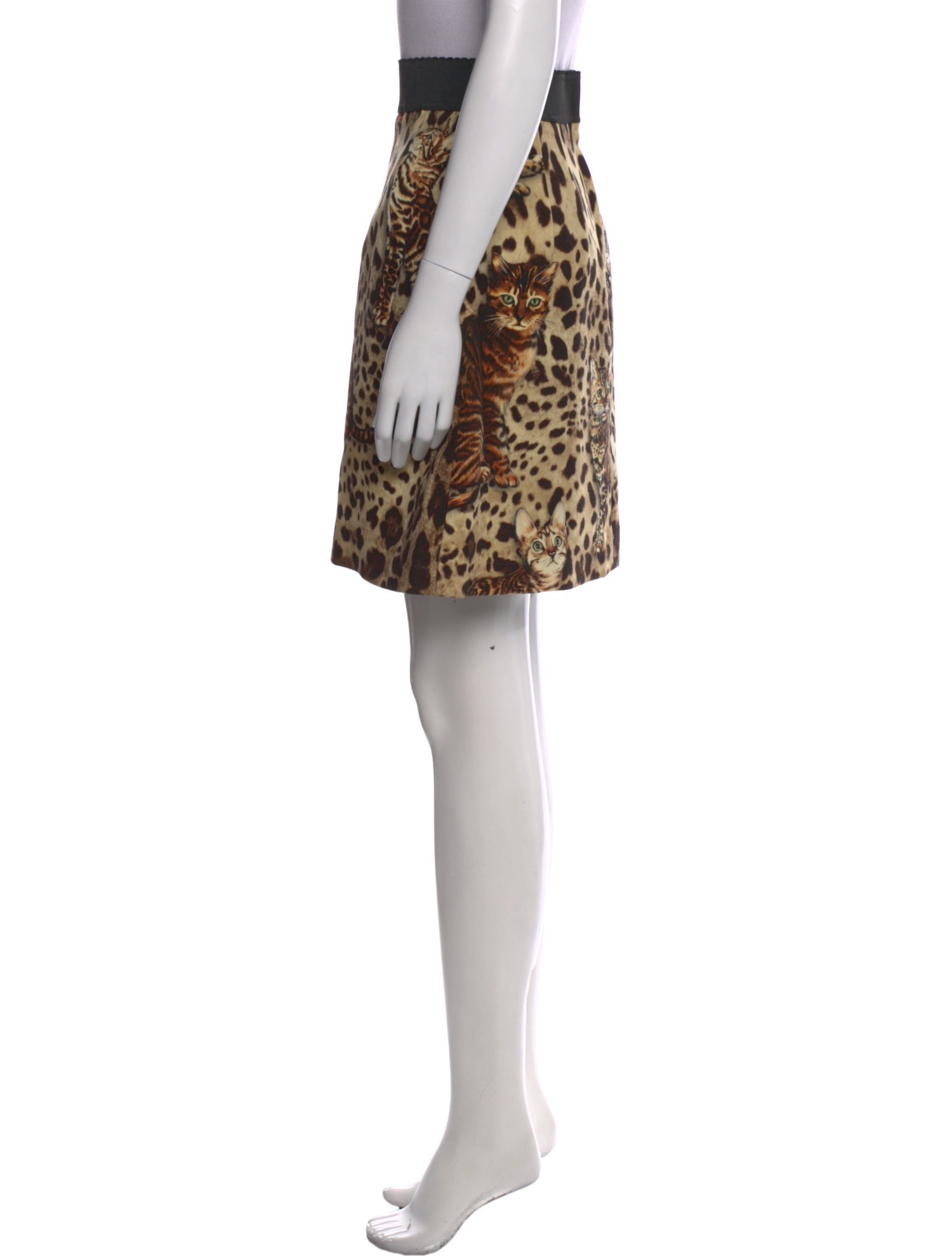 Dolce & Gabbana Wool Knee-Length Skirt