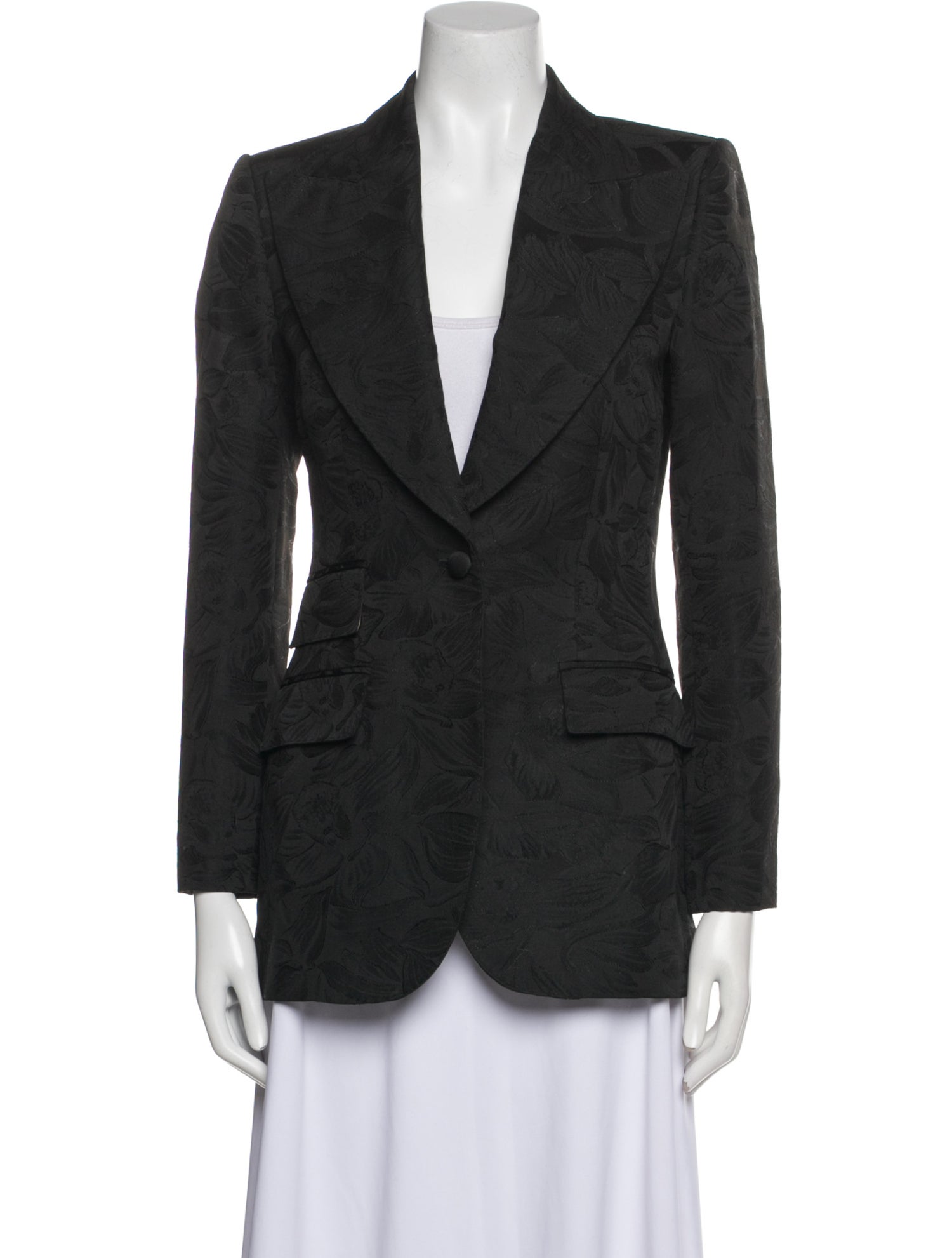 Dolce & Gabbana Plaid Print Blazer