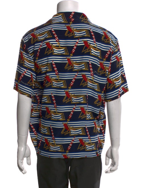 Dolce & Gabbana Silk Striped Shirt