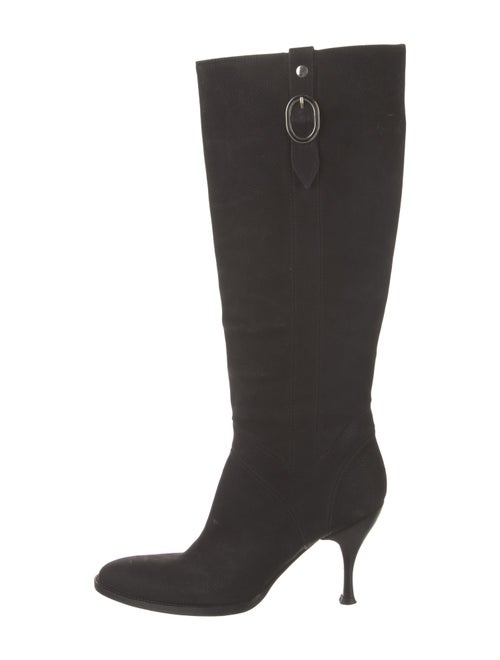 D&G Suede Crystal Embellishments Boots