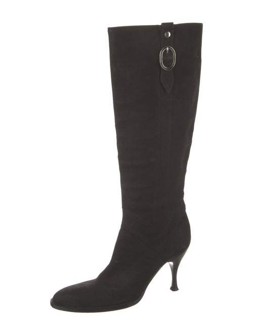 D&G Suede Crystal Embellishments Boots