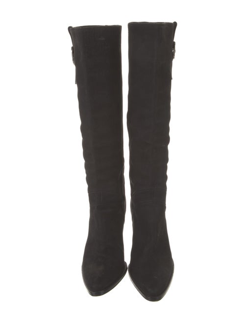 D&G Suede Crystal Embellishments Boots