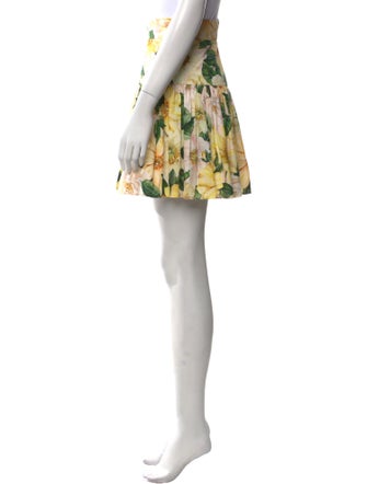 Dolce & Gabbana Floral Print Mini Skirt