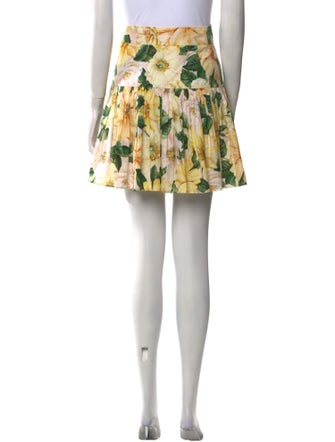 Dolce & Gabbana Floral Print Mini Skirt