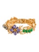 Dolce & Gabbana Crystal Hinged Cuff Bracelet