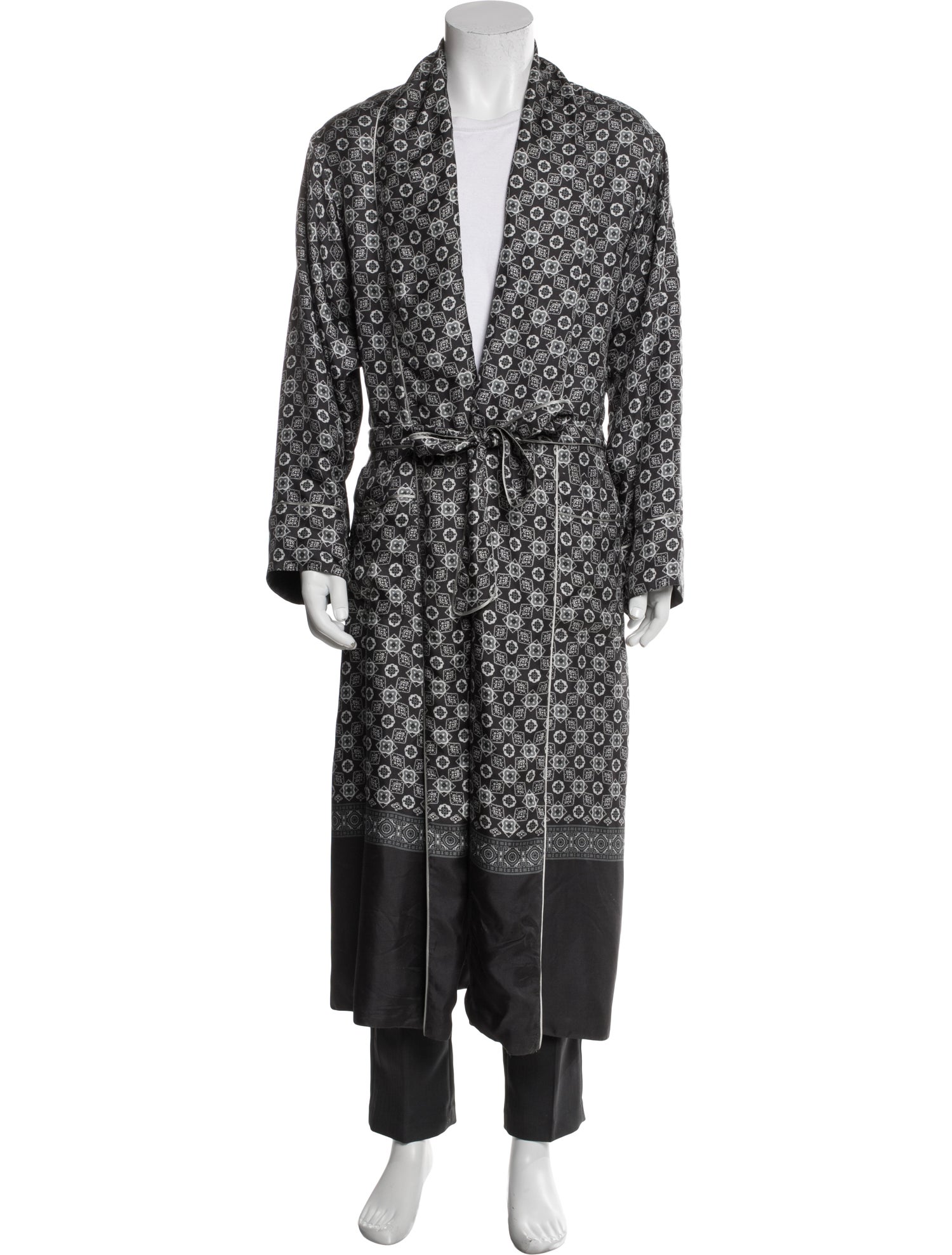 Dolce & Gabbana Silk Printed Robe