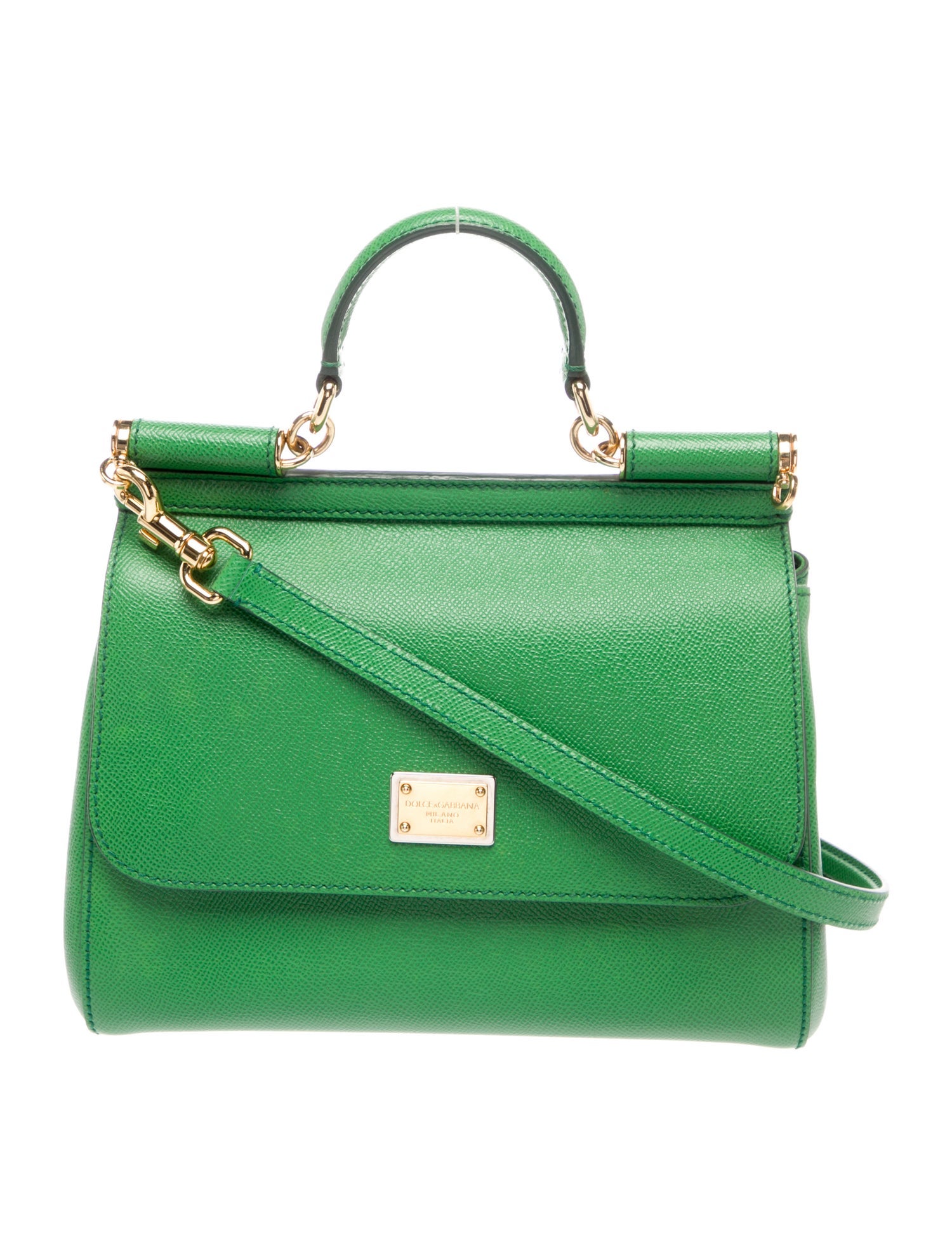 Dolce & Gabbana Leather Top Handle Bag