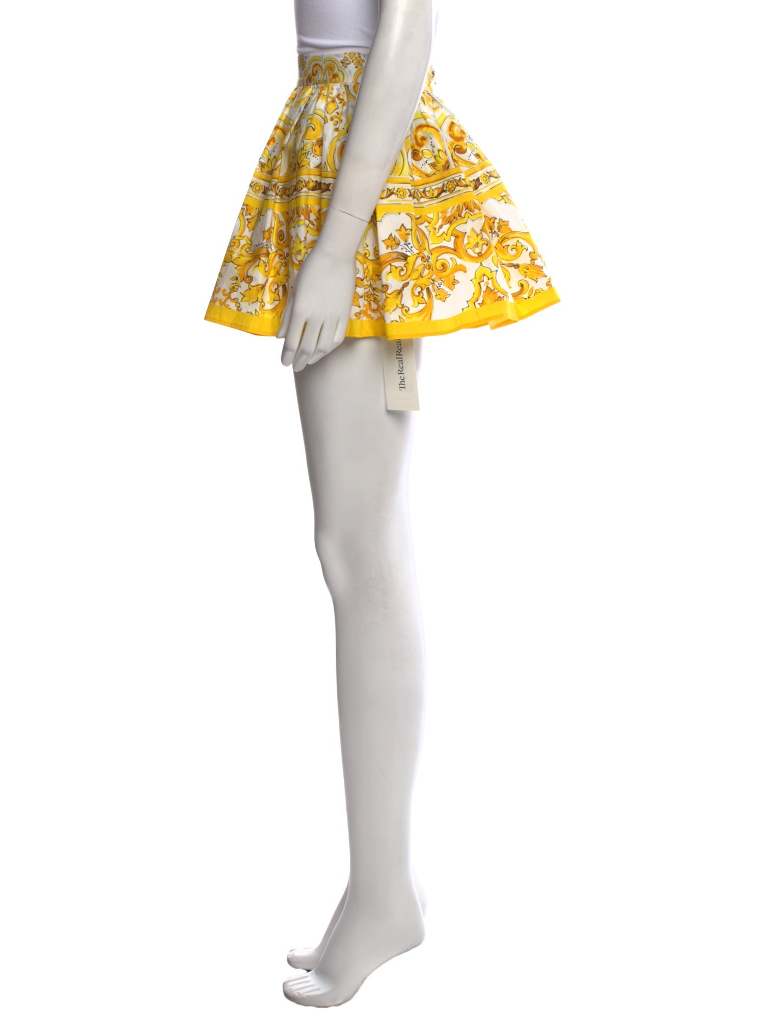 Dolce & Gabbana Printed Mini Skirt w/ Tags