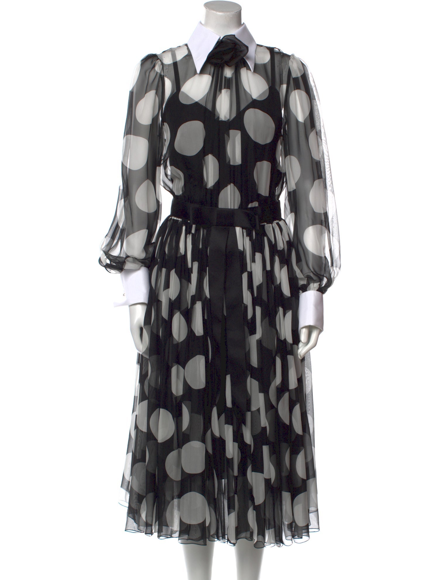 Dolce & Gabbana Silk Long Dress