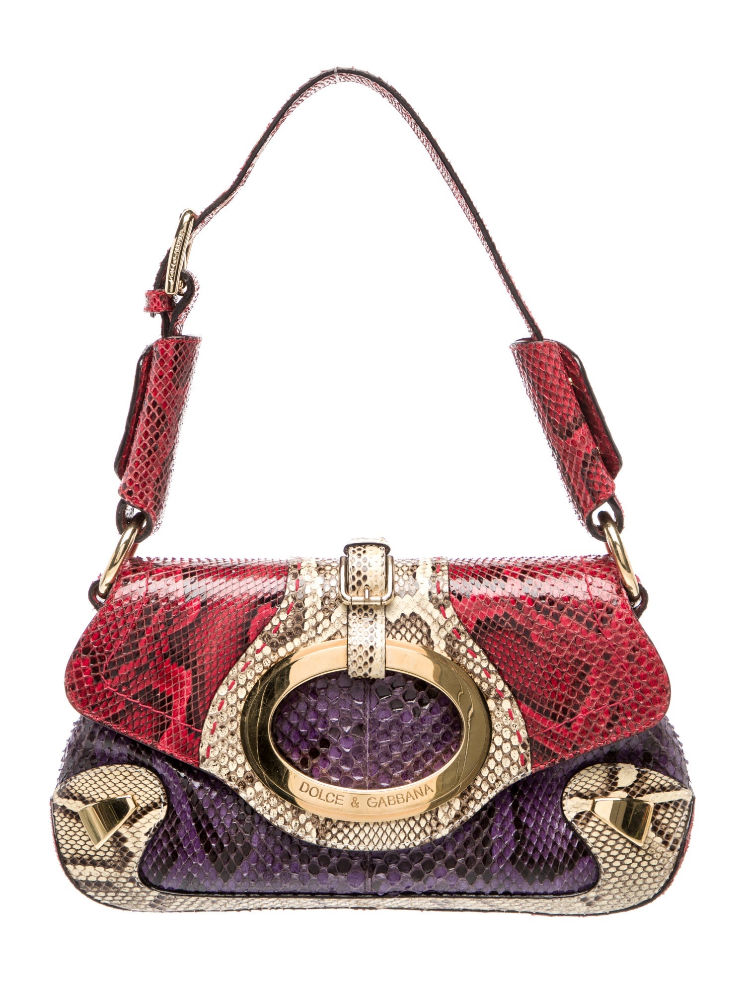 Dolce & Gabbana Snakeskin Shoulder Bag