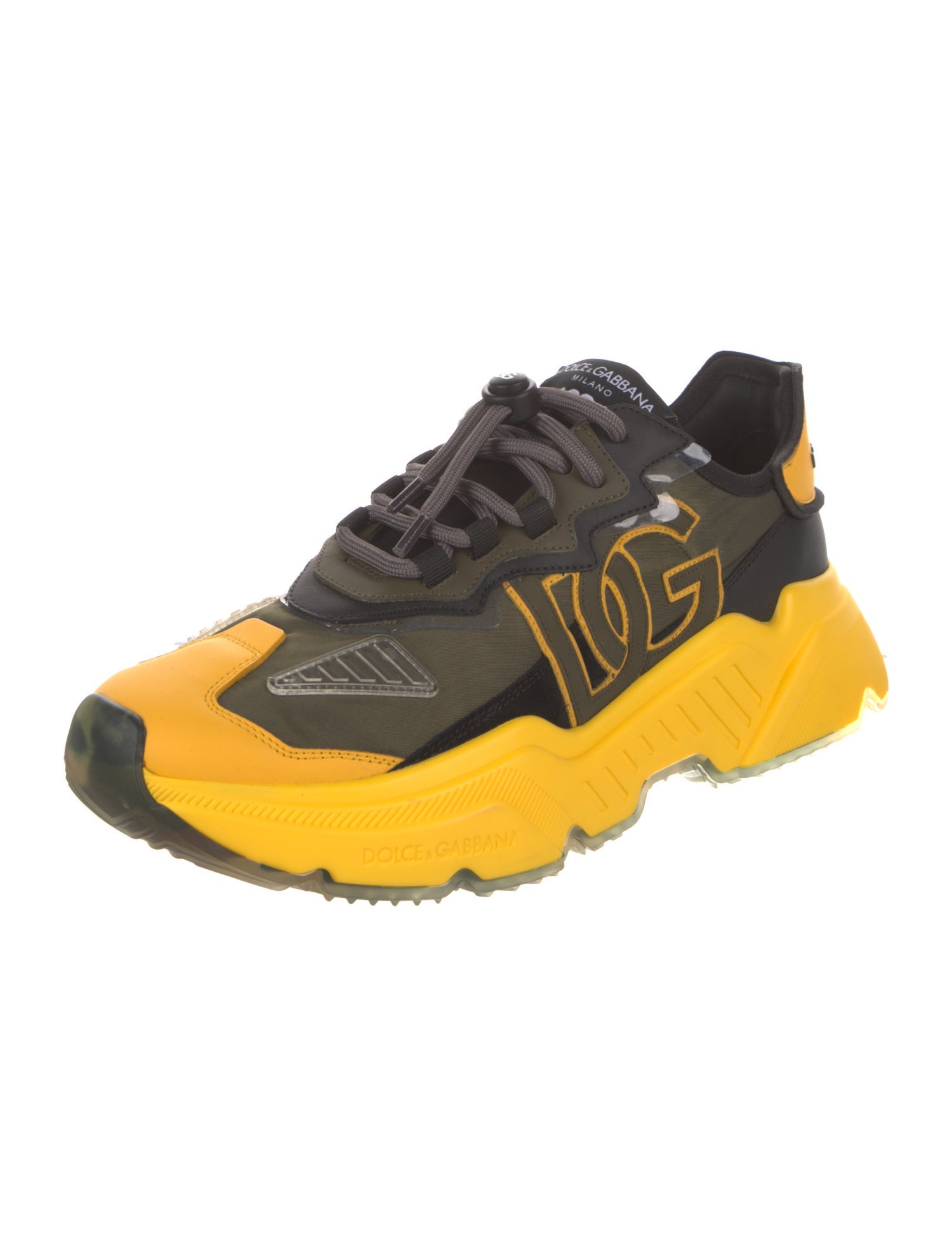 Dolce & Gabbana Nylon Printed Sneakers