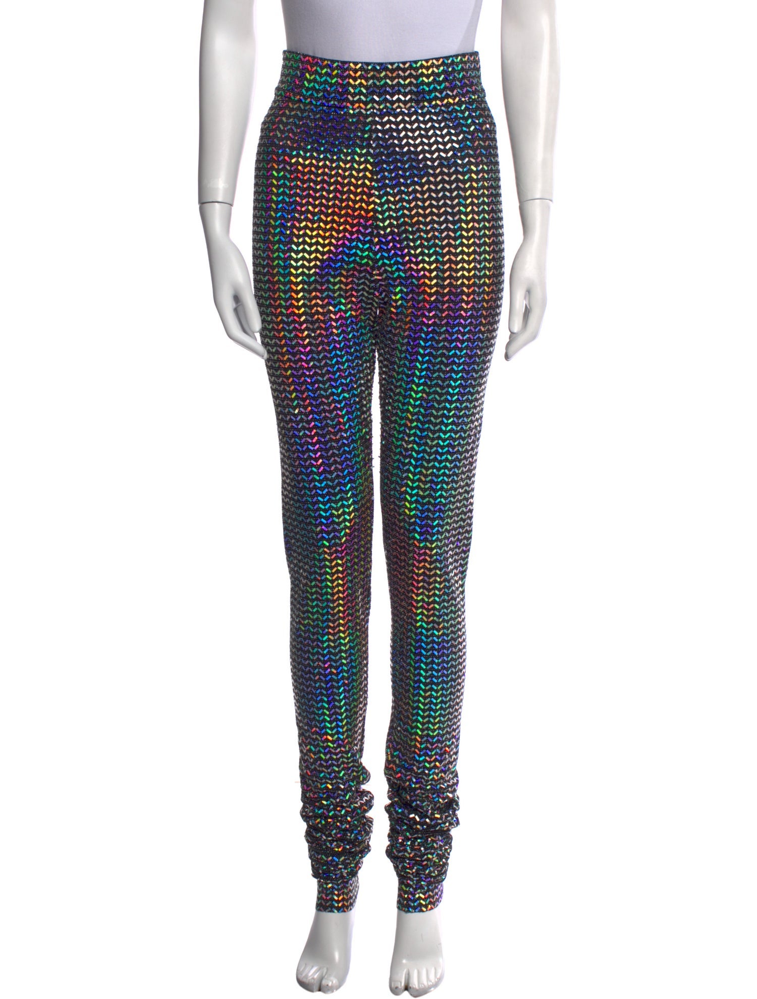Dolce & Gabbana Printed Skinny Leg Pants