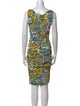 Dolce & Gabbana Silk Knee-Length Dress