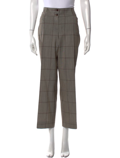 Dolce & Gabbana Virgin Wool Wide Leg Pants