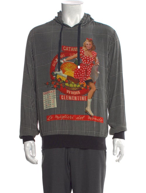 Dolce & Gabbana Silk Graphic Print Sweatshirt