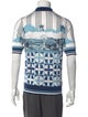 Dolce & Gabbana Silk Printed Polo Shirt