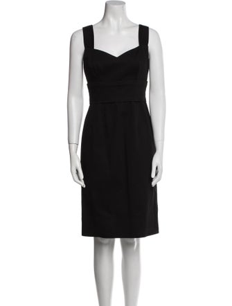 Dolce & Gabbana Square Neckline Knee-Length Dress