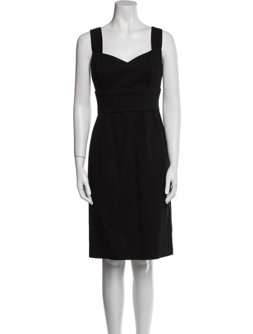 Dolce & Gabbana Square Neckline Knee-Length Dress