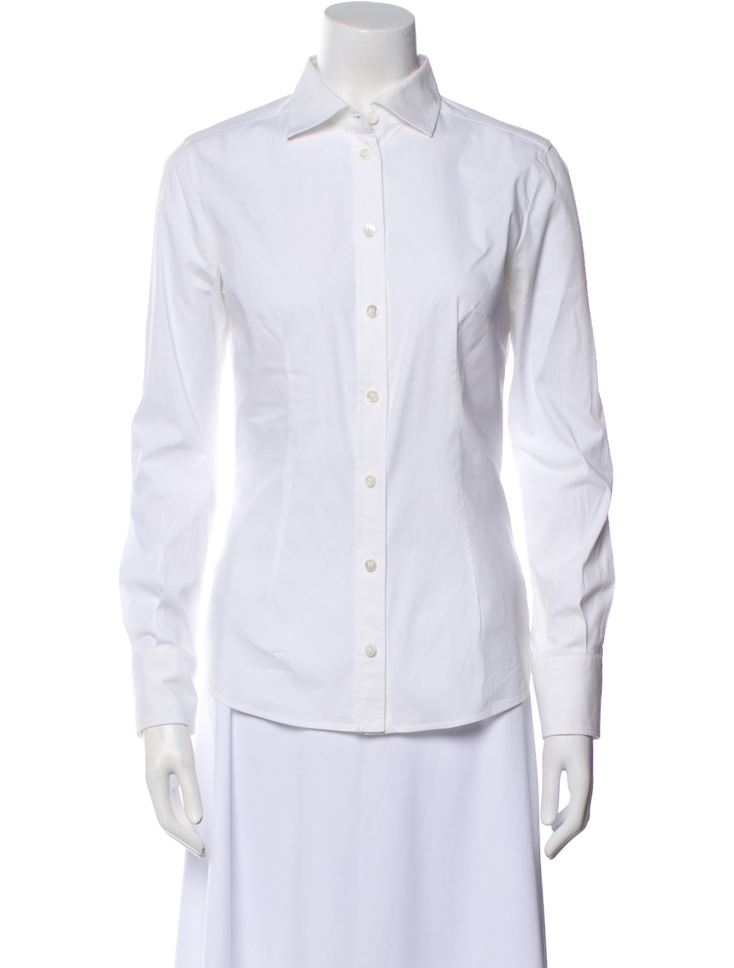 Dolce & Gabbana Long Sleeve Button-Up Top