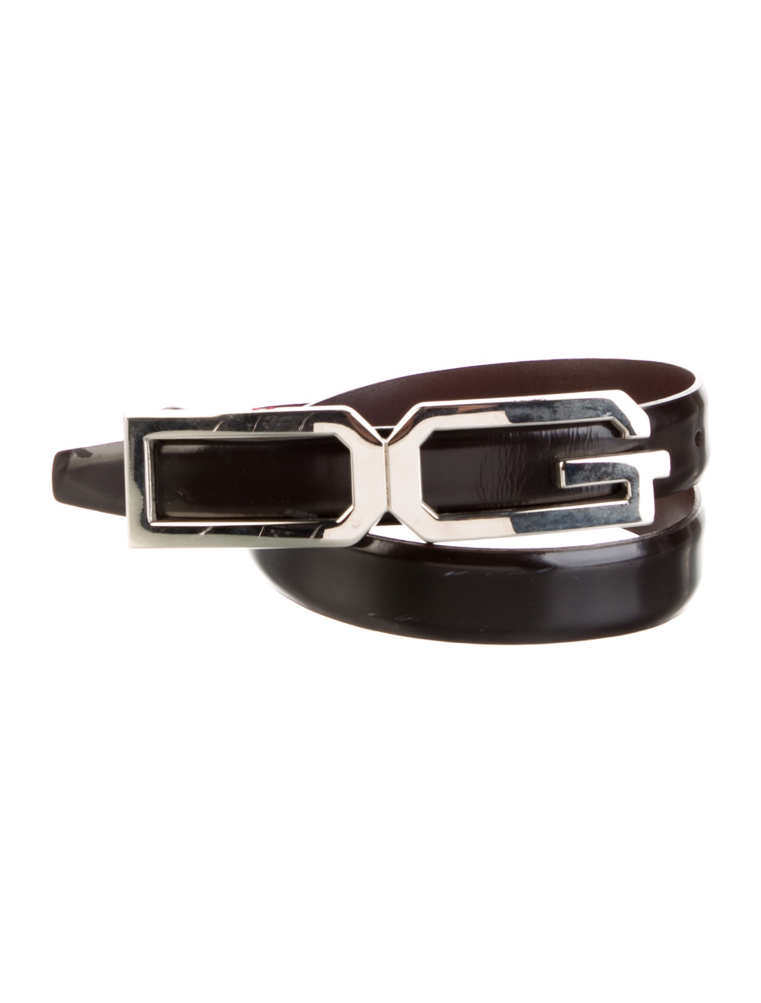 Dolce & Gabbana Skinny Patent Leather Waist Belt