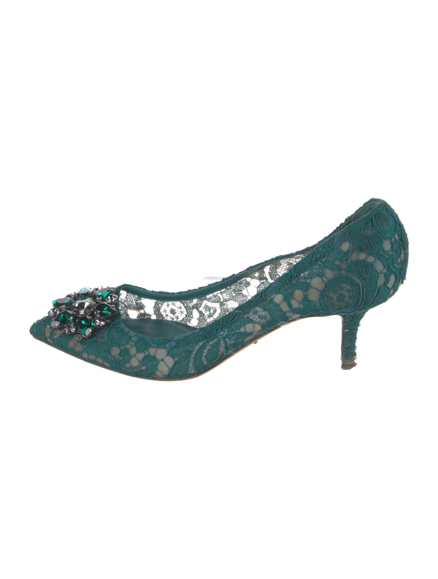 Dolce & Gabbana Lace Lace Pattern Pumps