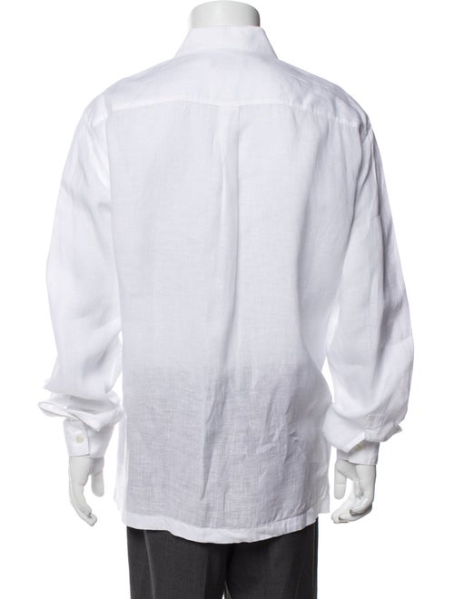 Dolce & Gabbana Linen Long Sleeve Dress Shirt
