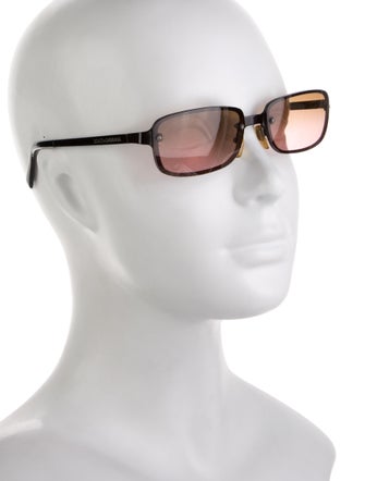 Dolce & Gabbana Square Gradient Sunglasses