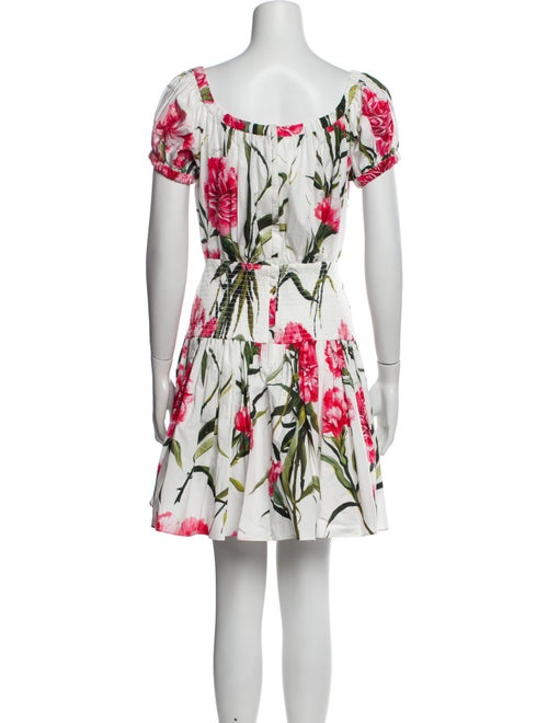 Dolce & Gabbana Floral Print Mini Dress