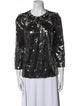 Dolce & Gabbana Crew Neck Three-Quarter Sleeve Blouse