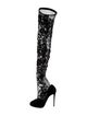 Dolce & Gabbana Lace Lace Pattern Boots