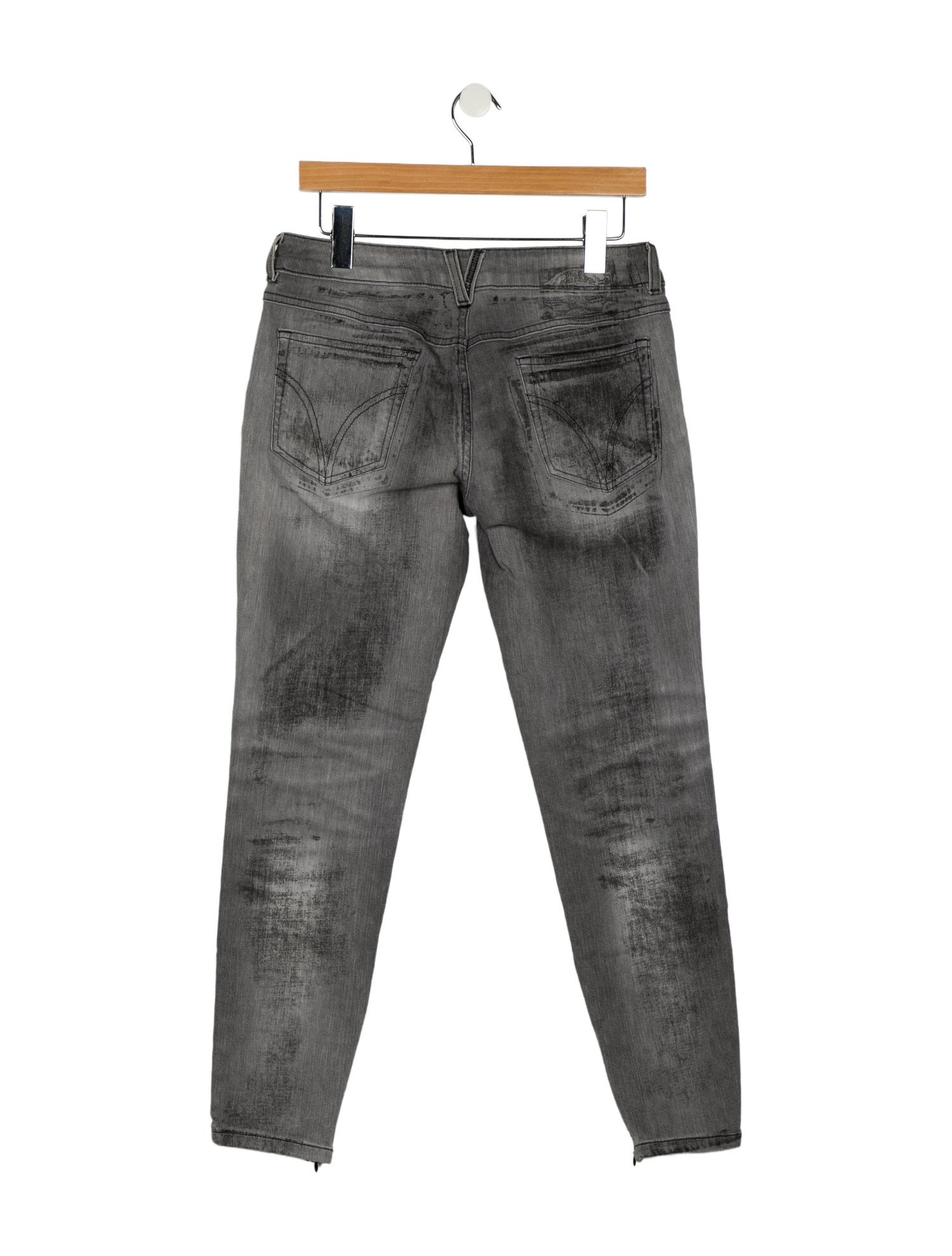 D&G Mid-Rise Straight Leg Jeans