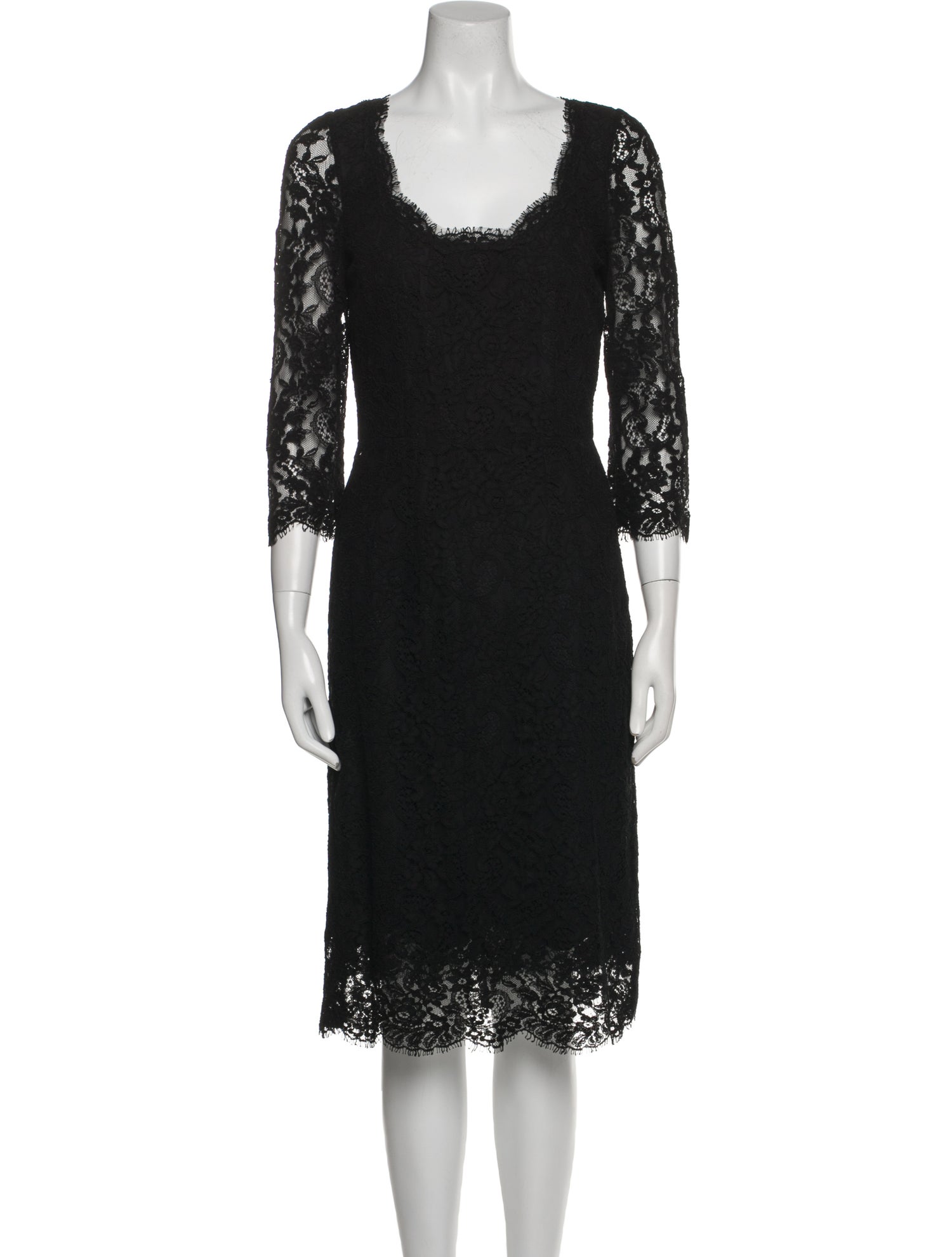 Dolce & Gabbana Lace Midi Length Dress