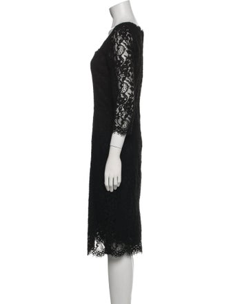 Dolce & Gabbana Lace Midi Length Dress