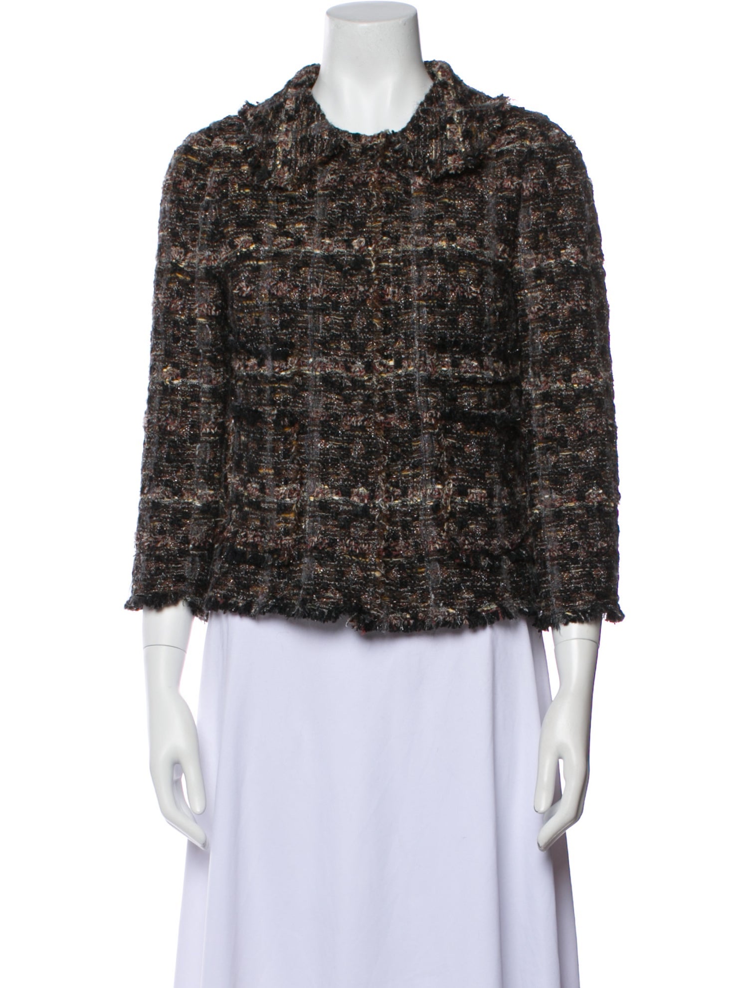 Dolce & Gabbana Tweed Pattern Jacket