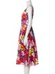 Dolce & Gabbana Floral Print Midi Length Dress