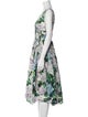 D&G Floral Print Midi Length Dress