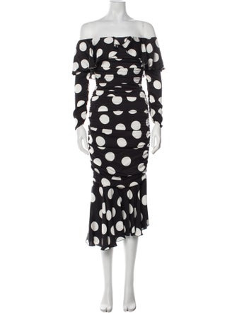 Dolce & Gabbana Silk Long Dress