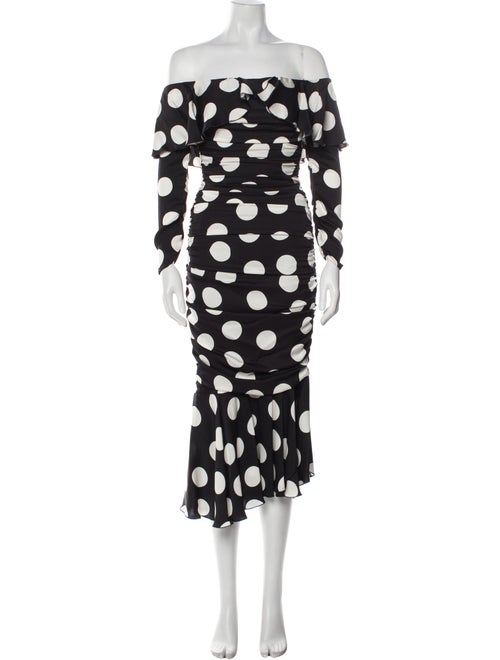 Dolce & Gabbana Silk Long Dress